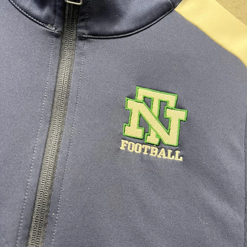 Jordan Mens XL Track Jacket Navy Blue White NT Football Full Zip Jumpman 1751